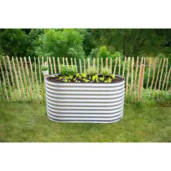 Netto Marken-Discount Westmann Metall Hochbeet Gartenbeet Grow Faster silber 160x80x82 cm Angebot