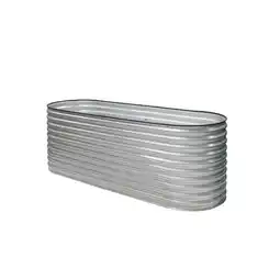 Netto Marken-Discount Westmann Metall Hochbeet Gartenbeet Grow Faster silber 240x80x82cm Angebot