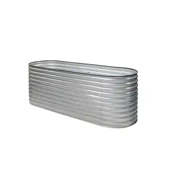 Netto Marken-Discount Westmann Metall Hochbeet Gartenbeet Grow Faster silber 240x80x82cm Angebot