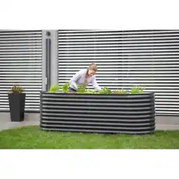 Netto Marken-Discount Westmann Metall Hochbeet Gartenbeet Grow Faster anthrazit 240x80x82cm Angebot