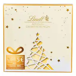 Netto Marken-Discount Lindt Advents - Überraschungskalender mit Gutschein, 196 g Angebot