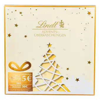 Netto Marken-Discount Lindt Advents - Überraschungskalender mit Gutschein, 196 g Angebot