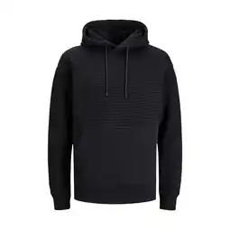 Netto Marken-Discount Jack & Jones Hoodie Black Structure Kapuzensweatshirt Angebot