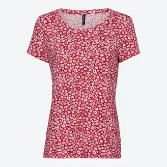 NKD Damen-T-Shirt mit Rundhalsausschnitt, gemustert Angebot