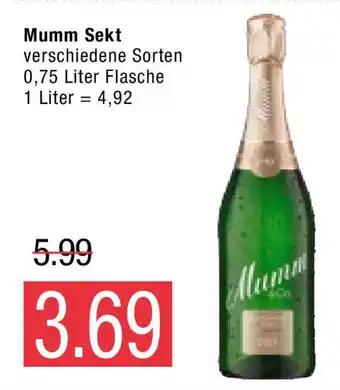 Marktkauf Mumm Sekt Angebot