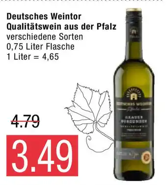 Marktkauf Deutsches Weintor Qualitätswein aus der Pfalz Angebot