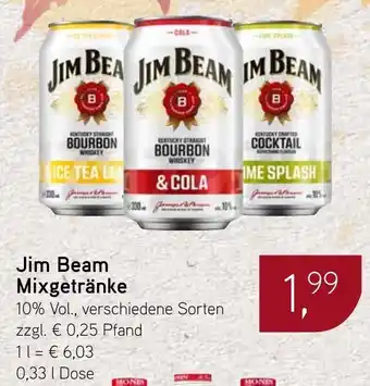 Dornseifer Jim Beam Mixgetränke Angebot
