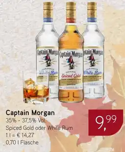 Dornseifer Captain Morgan Spiced Gold oder White Rum Angebot