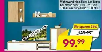 Möbel Boss Wohnwand Nice Angebot