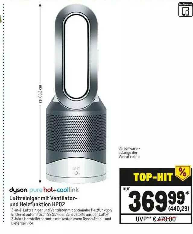 Dyson Pure Hot+coollink Luftreiniger Mit Ventilator Und