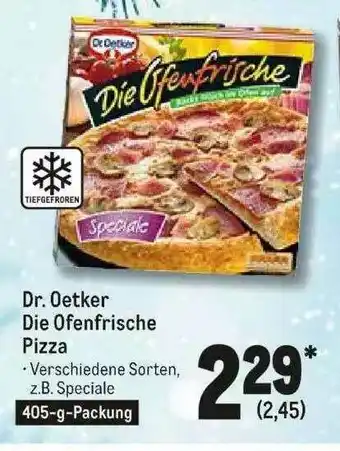 METRO Dr. Oetker Die Ofenfrische Pizza Angebot