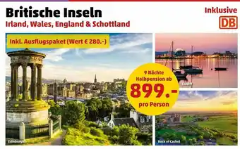 Penny Reisen Britische Inseln Angebot