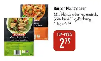 Galeria Markthalle Bürger Maultaschen Angebot
