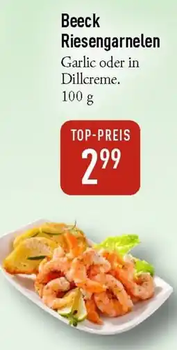 Galeria Markthalle Beeck Riesengarnelen Angebot