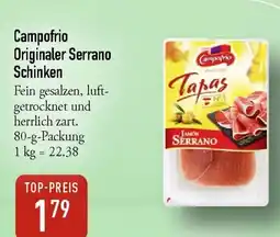 Galeria Markthalle Campofrio Originaler Serrano Schinken Angebot