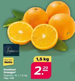 NETTO Premieur orangen Angebot