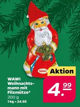 NETTO Wawi weihnachtsmann mit filzmütze Angebot