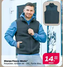 NETTO Sherpa fleece-weste Angebot