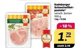 NETTO Radeberger schweinefiletpastete Angebot