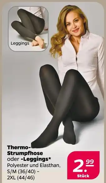 NETTO Thermo-strumpfhose Angebot
