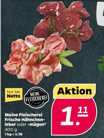 NETTO Meine fleischerei frische hähnchenleber Angebot