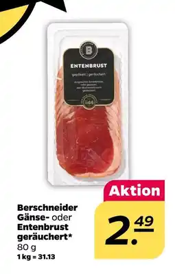 NETTO Berschneider gänsebrust geräuchert Angebot