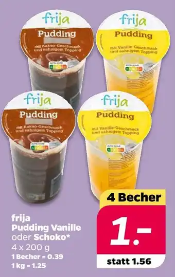 NETTO Frija pudding vanille Angebot