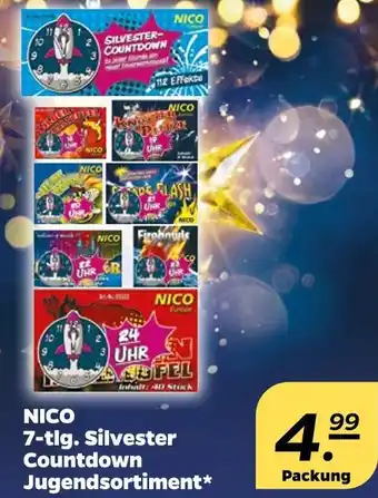 NETTO Nico 7-tlg. silvester countdown jugendsortiment Angebot