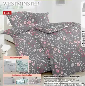 PENNY Westminster biber-bettwäsche-garnitur oder -kissenbezüge Angebot