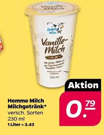 NETTO Hemme milch milchgetränk Angebot