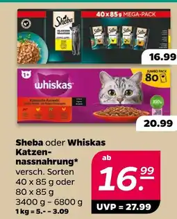 NETTO Sheba katzennassnahrung Angebot