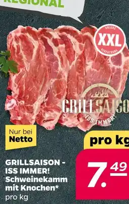 NETTO Grillsaison - iss immer! schweinekamm mit knochen Angebot