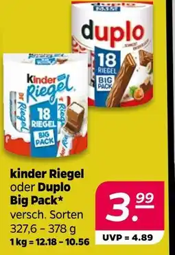NETTO Kinder riegel big pack Angebot