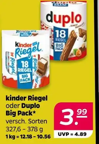 NETTO Kinder riegel big pack Angebot