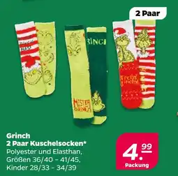 NETTO Grinch kuschelsocken Angebot