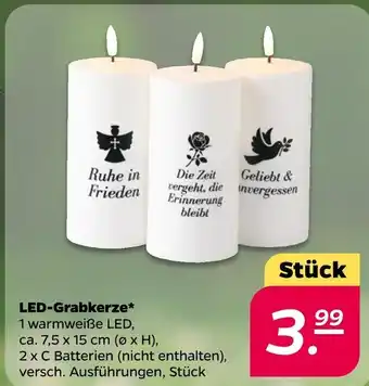 NETTO Led-grabkerze Angebot