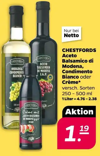 NETTO Chestfords aceto balsamico di modena Angebot