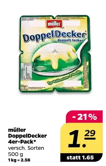 NETTO Müller doppeldecker 4er-pack Angebot