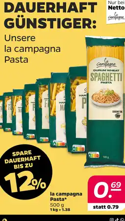 NETTO La campagna pasta Angebot