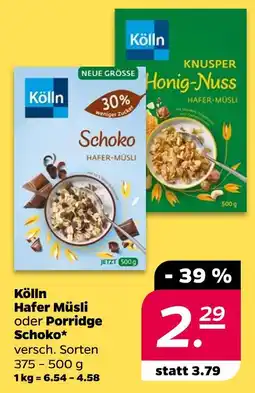NETTO Kölln hafer-müsli Angebot