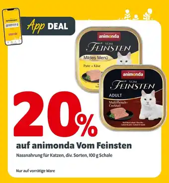 Das Futterhaus Animonda app deal 20% rabatt Angebot