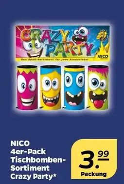 NETTO Nico tischbomben-sortiment crazy party Angebot