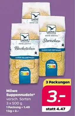 NETTO Möwe suppennudeln buchstaben Angebot