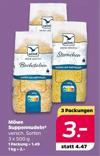NETTO Möwe suppennudeln buchstaben Angebot