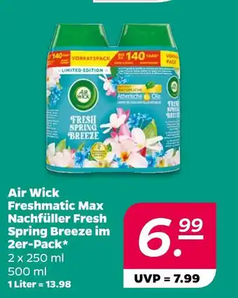 NETTO Air wick freshmatic max nachfüller fresh spring breeze Angebot