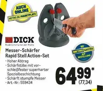 METRO Dick Messer-schärfer Rapid Stell Action-set Angebot