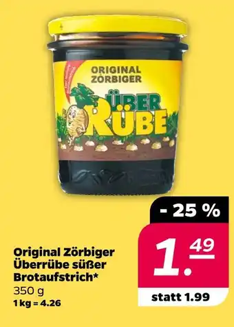 NETTO Original zörbiger überrübe süßer brotaufstrich Angebot