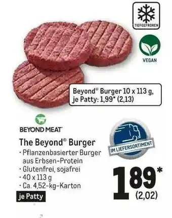 METRO Beyond Meat The Beyond Burger Angebot