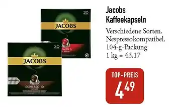 Galeria Markthalle Jacobs Kaffeekapseln Angebot