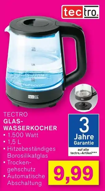 KODi TECTRO GLAS- WASSERKOCHER Angebot